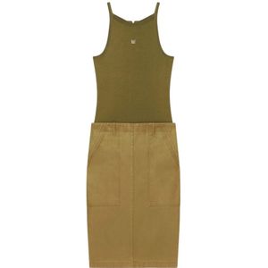 Givenchy, Dames, Jurken, Groen, Maat: XS Katoen,
