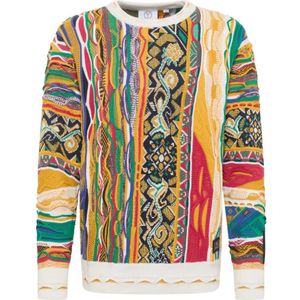 Carlo Colucci, Heren, Truien, Veelkleurig, Maat: S Leer,