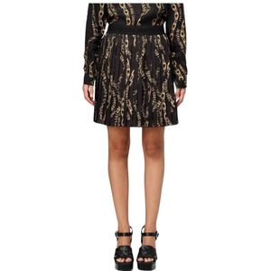 Versace Jeans Couture, Dames, Rokken, Zwart, Maat: 2XS