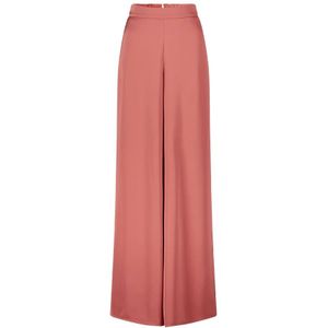 vera mont, Dames, Broeken, Rood, Maat: L Satijn,