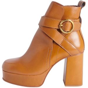 See by Chloé, Dames, Schoenen, Bruin, Maat: 40 1/2 EU Leer,