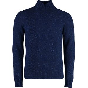 Malo, Heren, Truien, Blauw, Maat: M Kasjmier,