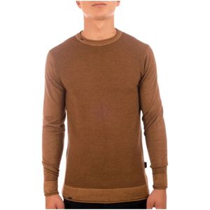 Bob, Heren, Sweatshirts & Hoodies, Bruin, Maat: L