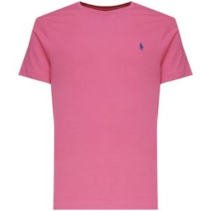 Polo Ralph Lauren - T-shirt - Roze - Katoen - Normale Pasvorm