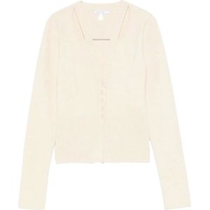 Patrizia Pepe, Dames, Truien, Beige, Maat: XS Wol,