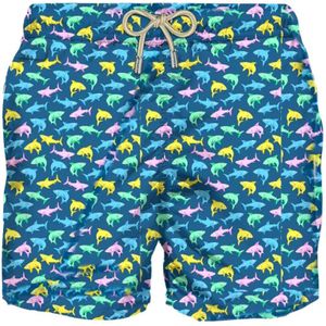 MC2 Saint Barth, Heren, Badkleding, Blauw, Maat: L Poliester,