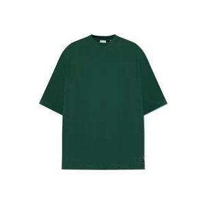 Burberry T-shirt van biologisch katoen , Green , Heren , Maat: XS