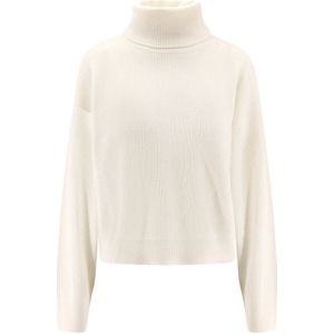 Brunello Cucinelli, Dames, Truien, Wit, Maat: S Kasjmier,