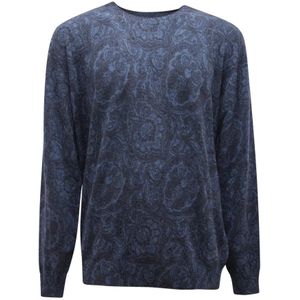 Etro, Heren, Truien, Blauw, Maat: XL