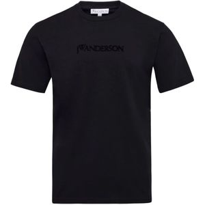 JW Anderson, Heren, Tops, Zwart, Maat: S Katoen,