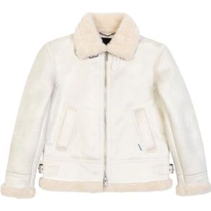 Gianni Lupo, Heren, Jassen, Wit, Maat: 2XL Fleece,