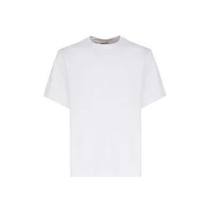 Burberry Witte T-shirts en Polos , White , Heren , Maat: L