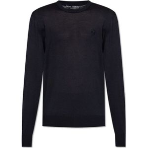 Dolce & Gabbana, Heren, Tops, Blauw, Maat: S Zijde,