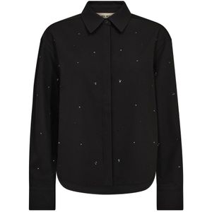 MOS Mosh, Dames, Blouses & Shirts, Zwart, Maat: XS