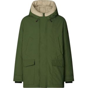 Save The Duck, Heren, Mantels, Groen, Maat: L Poliester,
