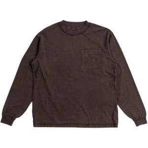 MM6 Maison Margiela, Heren, Tops, Bruin, Maat: S Katoen,