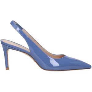 Stuart Weitzman, Dames, Schoenen, Blauw, Maat: 36 EU Leer,