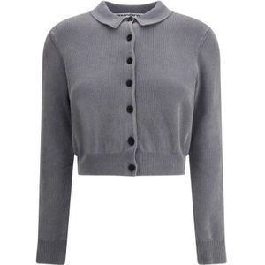Alexander Wang, Dames, Truien, Grijs, Maat: S Katoen,