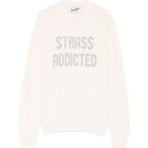 MC2 Saint Barth, Dames, Truien, Beige, Maat: L Wol,