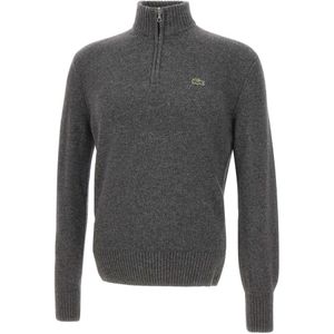 Lacoste, Heren, Truien, Grijs, Maat: 3XL Wol,