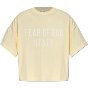 Fear Of God, Dames, Tops, Geel, Maat: XS Katoen,
