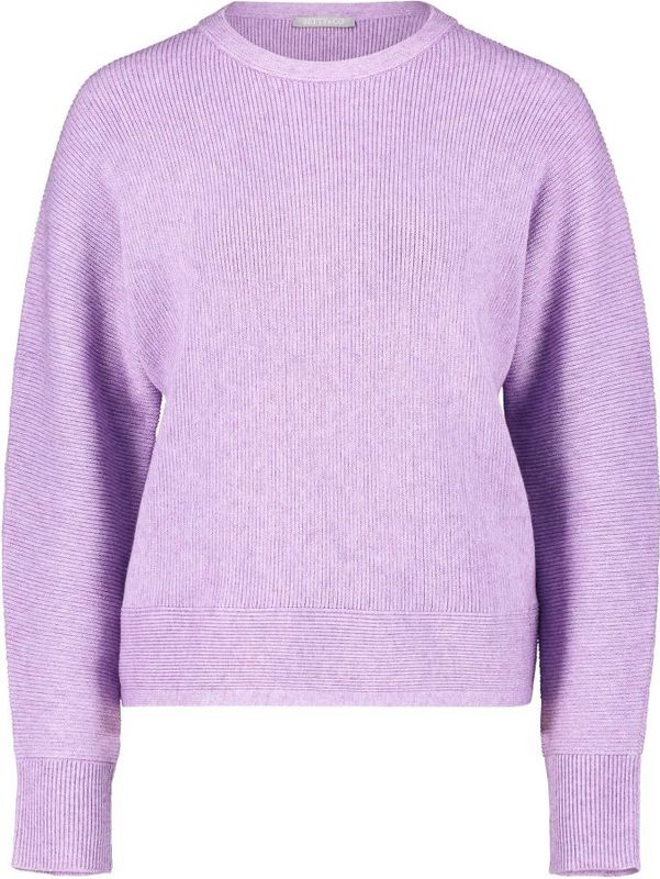 Betty & Co - Gebreide Trui met Structuur - Paars - Dames