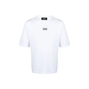 Dsquared2 Witte T-shirt S74Gd1267 S23009 , White , Heren , Maat: XL