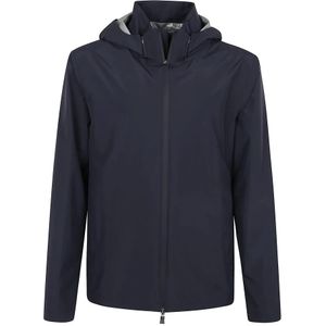 Herno, Heren, Jassen, Blauw, Maat: XL Poliester,