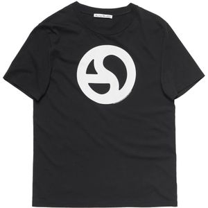 Acne Studios, Dames, Tops, Zwart, Maat: S Katoen,