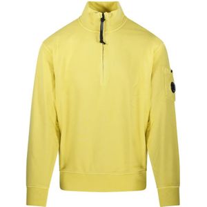C.p. Company, Heren, Sweatshirts & Hoodies, Geel, Maat: L Katoen,