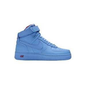 Nike Beperkte Oplage Hoge Top Sneakers Blauw Chicago Vlag , Blue , Heren , Maat: 44 EU