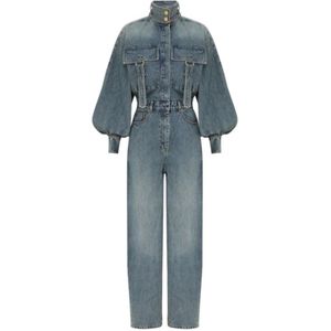 Zimmermann, Dames, Jumpsuits & Playsuits, Blauw, Maat: S Denim,