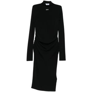 Off White, Dames, Jurken, Zwart, Maat: S