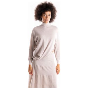 Marella, Dames, Truien, Beige, Maat: L Kasjmier,