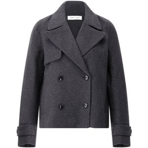 Samsøe Samsøe, Dames, Jassen, Grijs, Maat: XS Wol,
