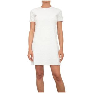 Blugirl, Dames, Jurken, Wit, Maat: S Viscose,