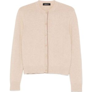 Fabiana Filippi, Dames, Truien, Beige, Maat: S Wol,