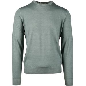 Filippo De Laurentiis, Heren, Truien, Groen, Maat: L Wol,