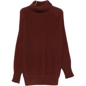 Alysi, Dames, Truien, Bruin, Maat: XS Zijde,