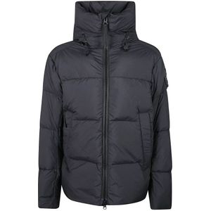 Canada Goose, Heren, Jassen, Zwart, Maat: L Leer,