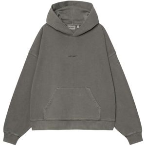 Carhartt Wip, Dames, Sweatshirts & Hoodies, Grijs, Maat: M Katoen,