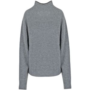 Alysi, Dames, Truien, Grijs, Maat: S Wol,