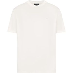 Emporio Armani, Heren, Tops, Wit, Maat: 2XL Katoen,