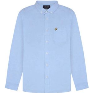Lyle & Scott, Heren, Overhemden, Blauw, Maat: XL Katoen,