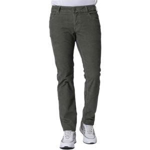 Jacob Cohën, Heren, Jeans, Groen, Maat: W33 Velours,