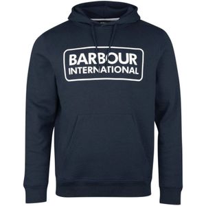 Barbour, Heren, Sweatshirts & Hoodies, Blauw, Maat: M Katoen,