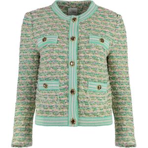 ST. John, Dames, Jassen, Groen, Maat: M Tweed,
