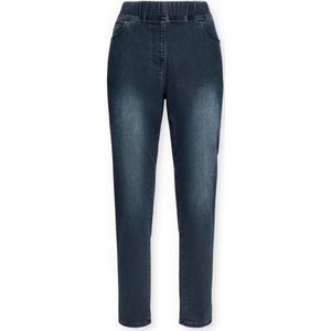 Elena Mirò, Dames, Jeans, Blauw, Maat: 2XL Denim,