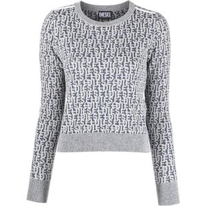 Diesel, Dames, Truien, Blauw, Maat: XS Katoen,