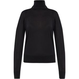 Jil Sander, Dames, Truien, Zwart, Maat: XS Wol,